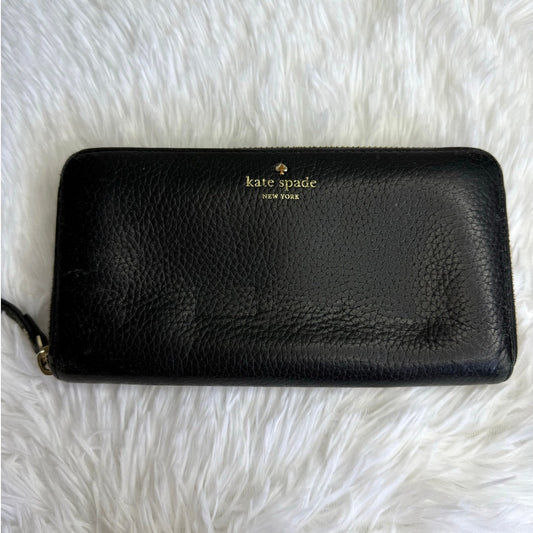 Kate Spade New York Black Zip Around Wallet