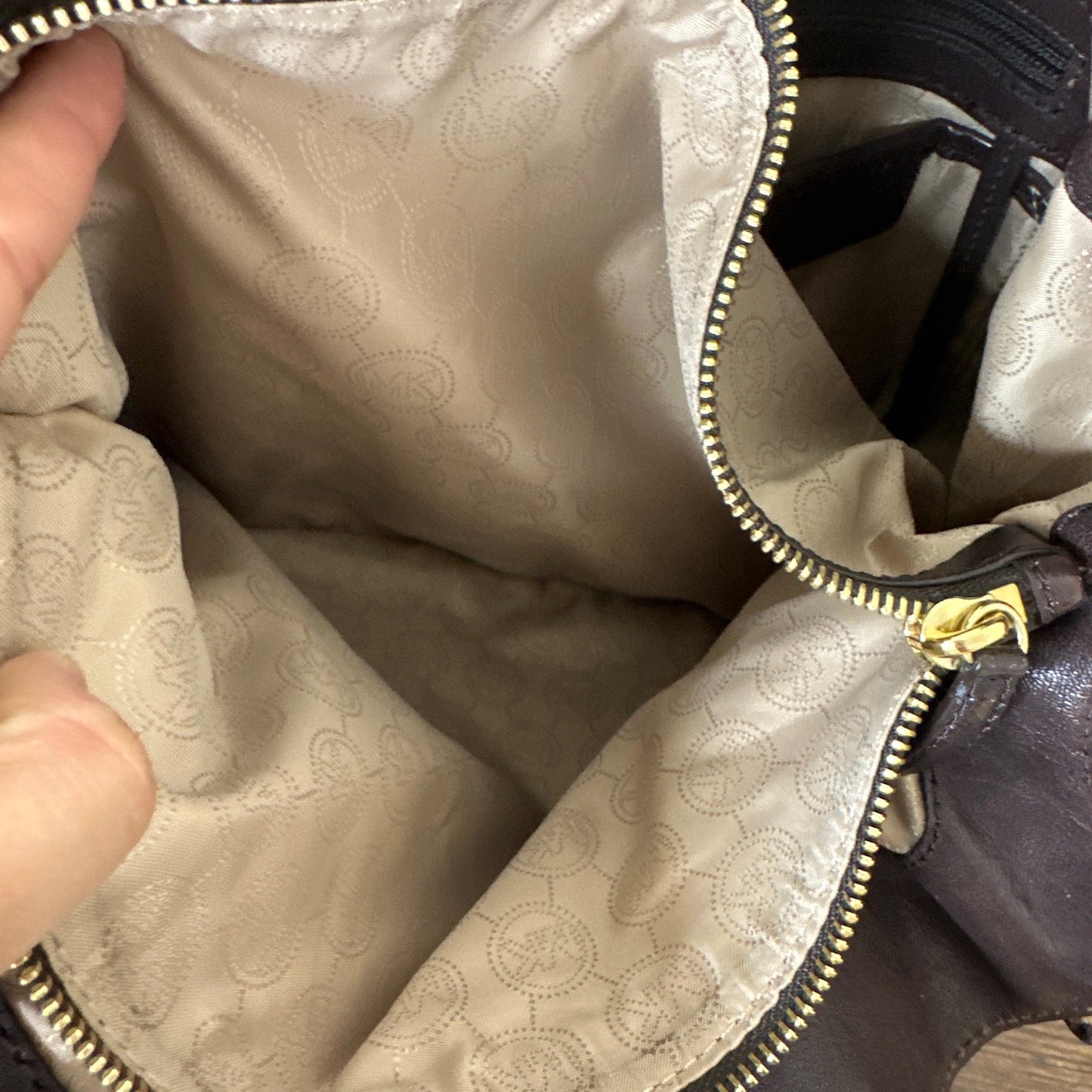 SALE MICHAEL KORS Brown Matilda Shoulder Tote