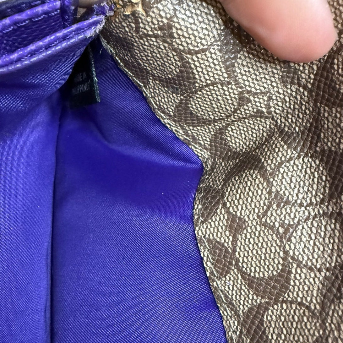 Sale Coach Purple Slim Wallet