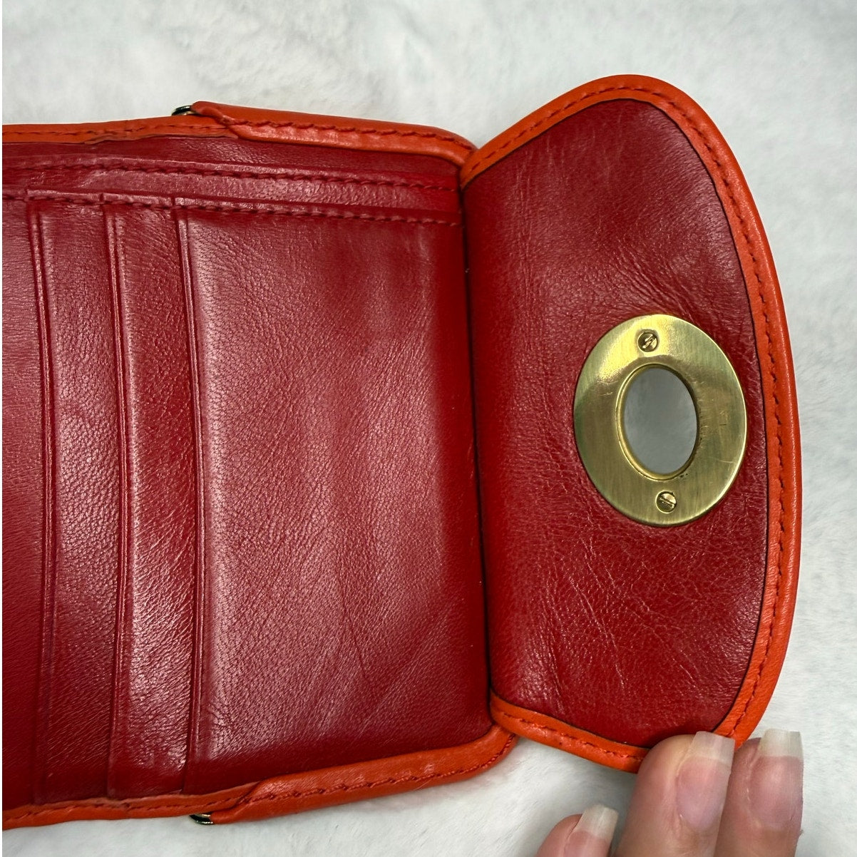 y2k Coach Vintage Legacy Kisslock Wallet