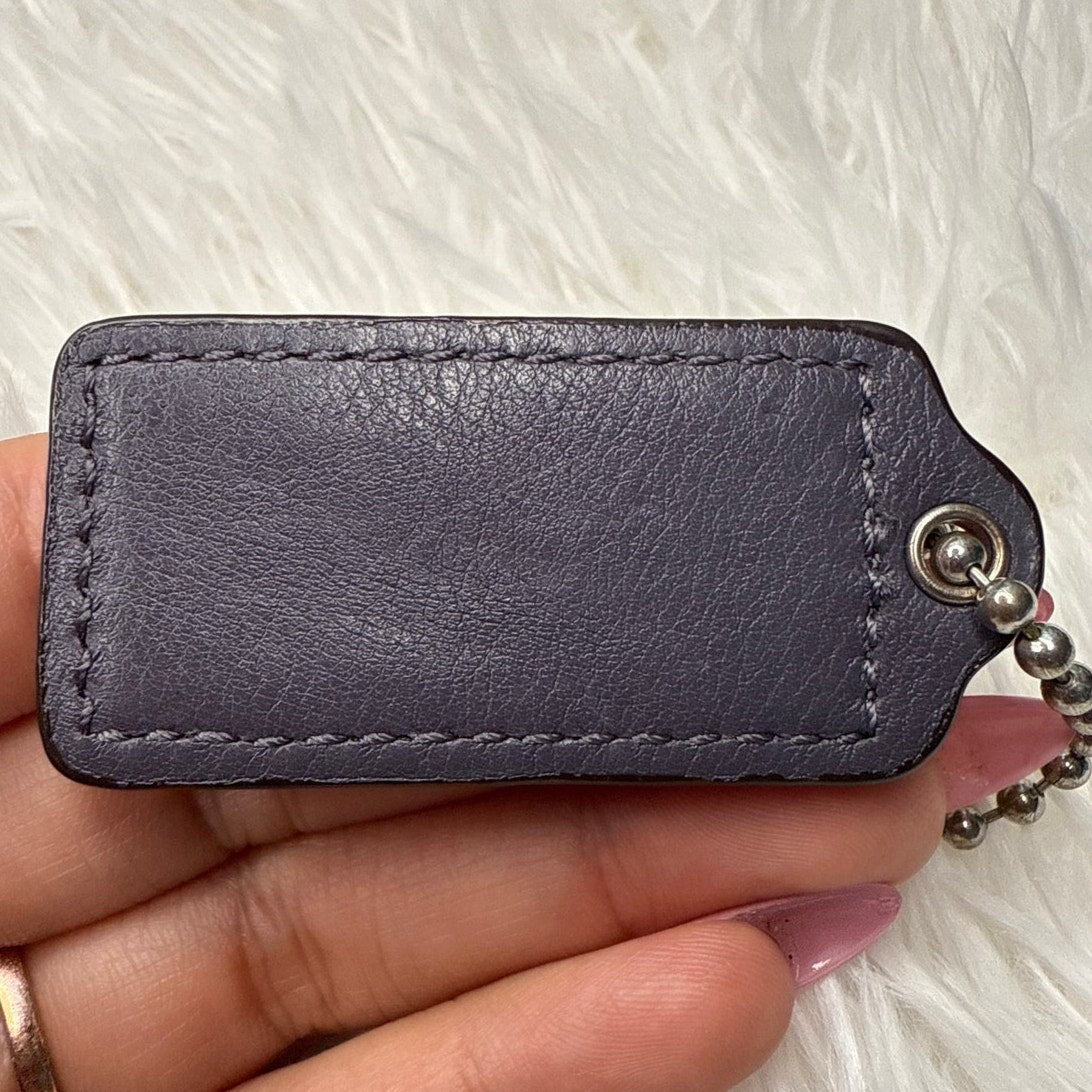 2" COACH Fob Bag Charm Hang tag Hangtag
