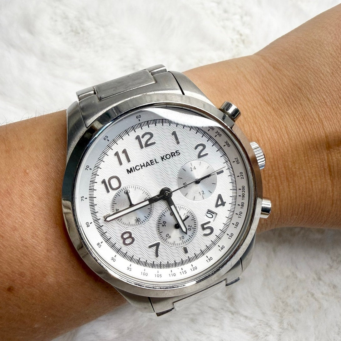 Michael Kors Silver Runway Women’s Watch
