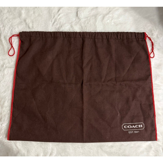 y2k COACH Brown Dust Bag