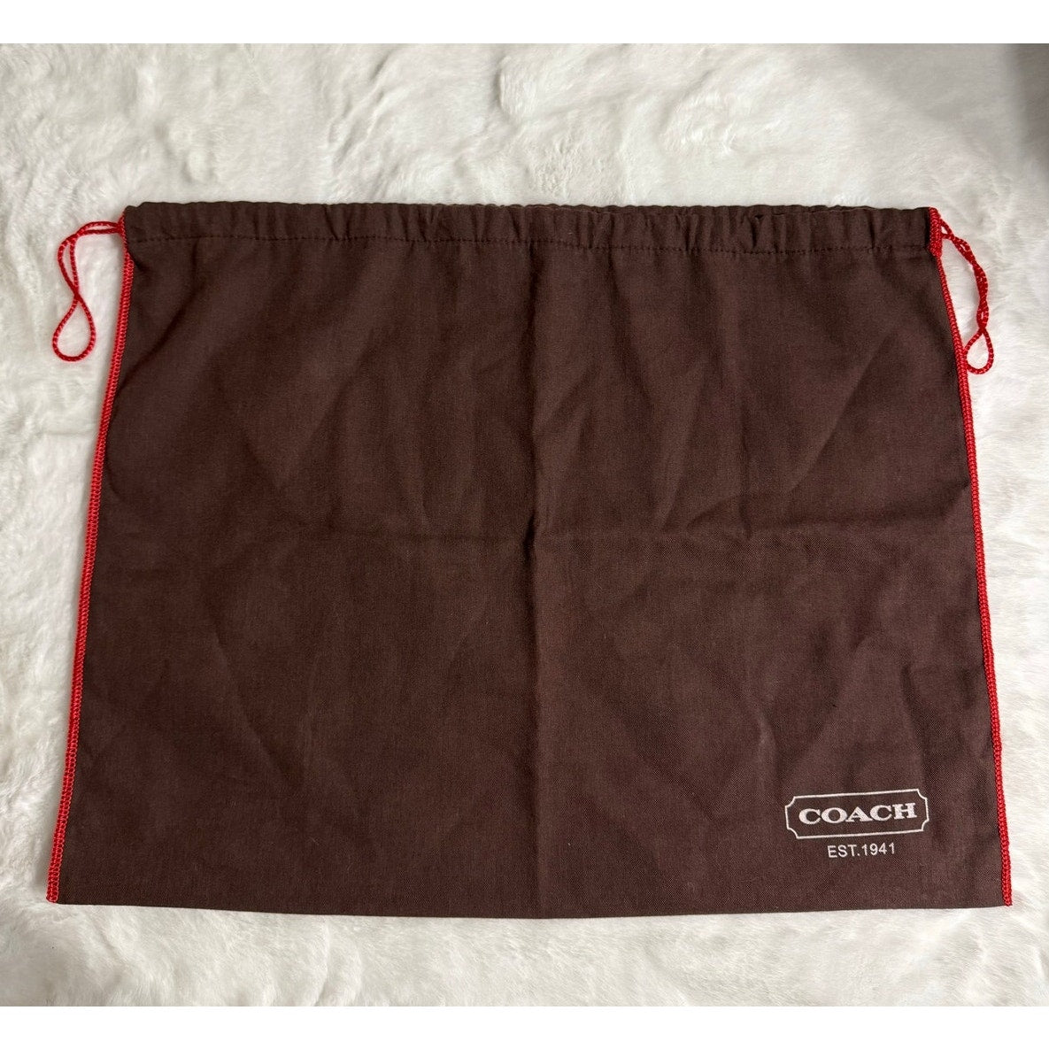 y2k COACH Brown Dust Bag