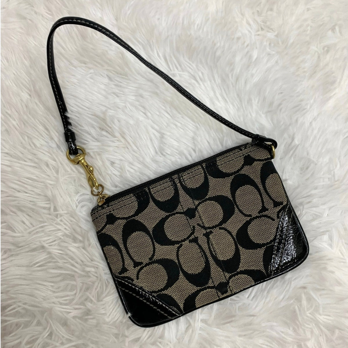 Coach y2k Black Wristlet