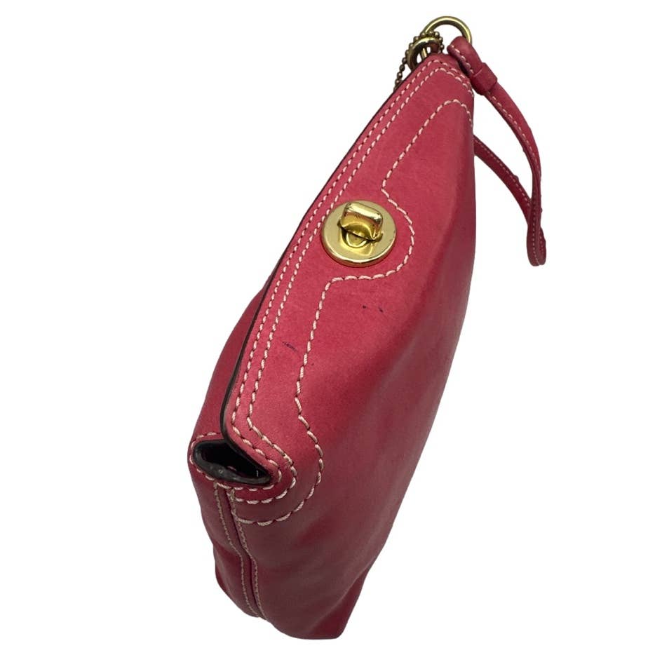 COACH Hot Pink Wristlet / Mini Bag