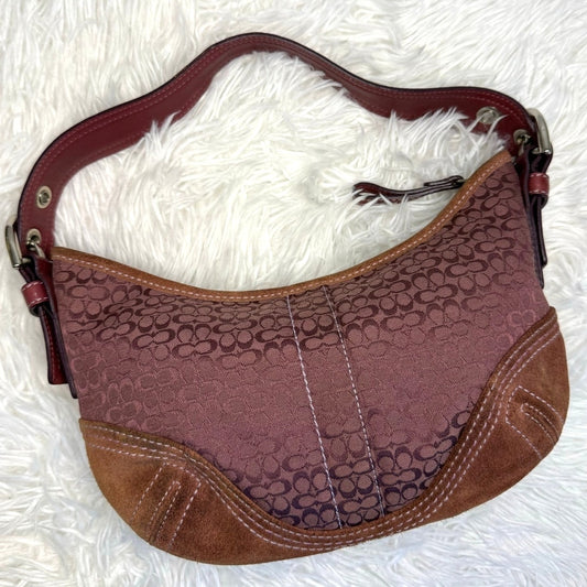 y2k Coach Soho 2154 hobo Plum Mini Bag Shoulder Bag