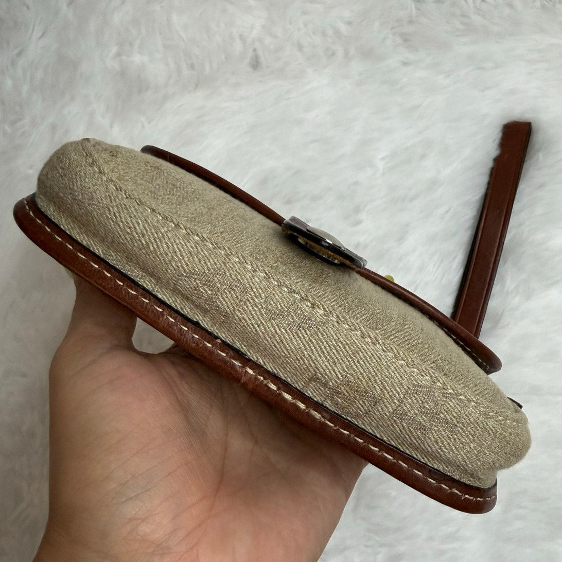 Dooney & Bourke Brown Khaki Wristlet
