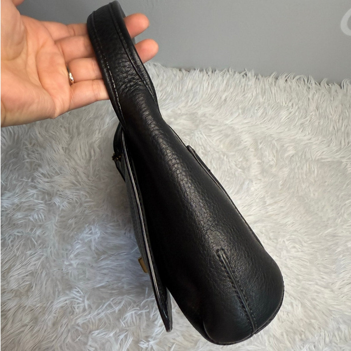 y2k COACH 11614 Ergo Flap Turnlock Shoulder Bag