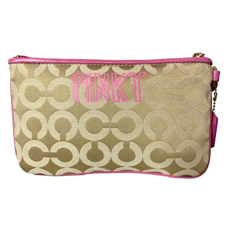 COACH Y2K Rare Poppy "Pinky" Limited Edition Wristlet