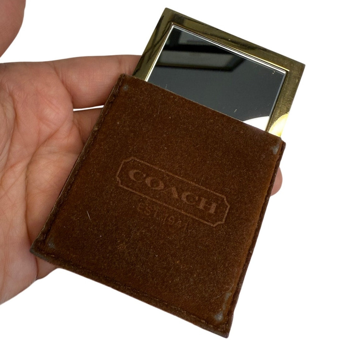 Vintage COACH y2k Pocket Purse Mirror
