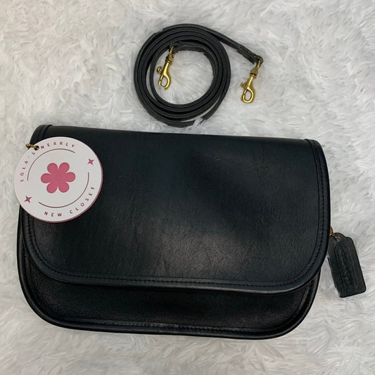 Vintage Coach Ritchie Black Crossbody Bag