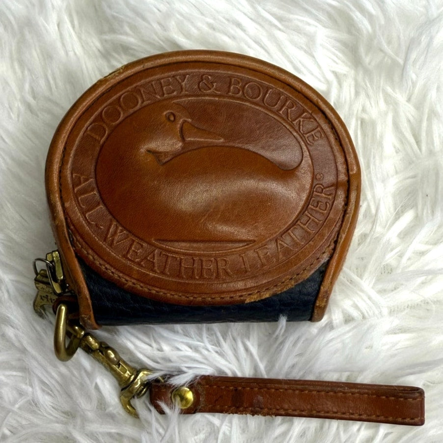 Vintage Dooney & Bourke y2k BIG DUCK AWL Coin Purse Strap