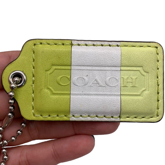 COACH Lime green White Replacement Hang Tag Bag