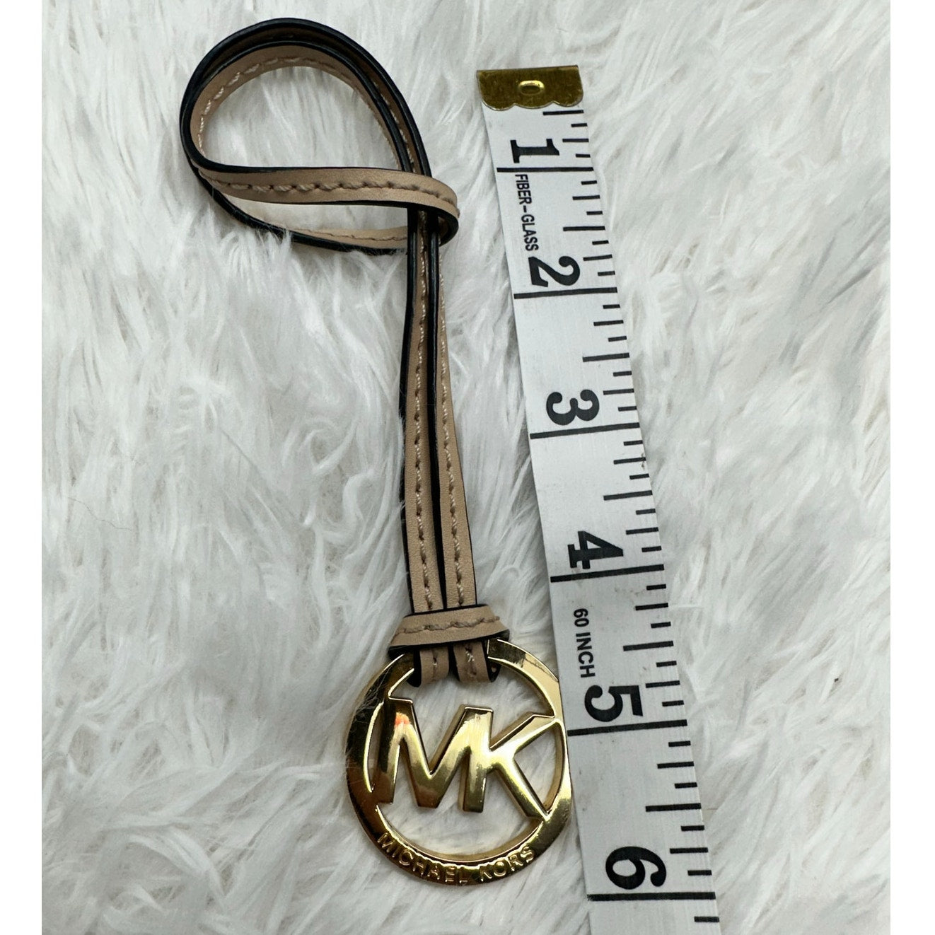 Michael Kors Tan Gold  Bag Charm