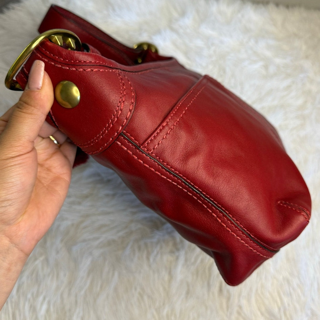 y2k COACH Legacy Red Crossbody Shoulder Bag
