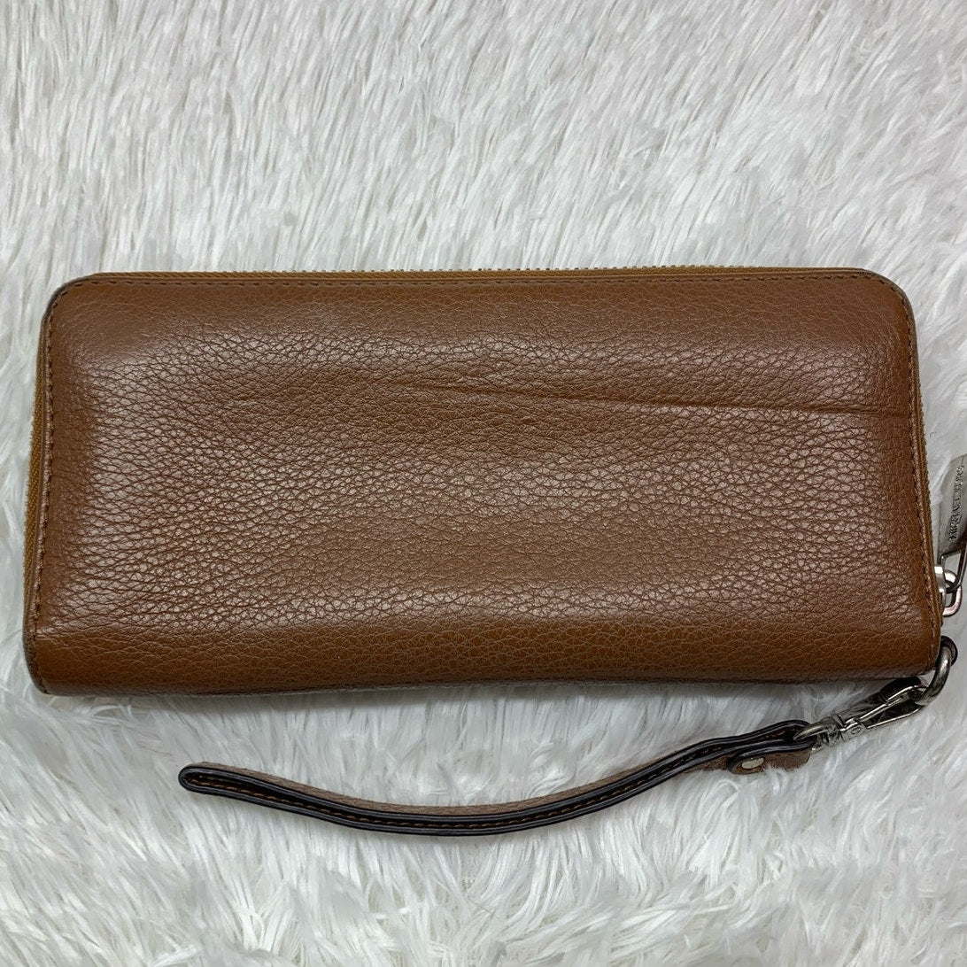 Michael Kors Brown Zip Around Wallet