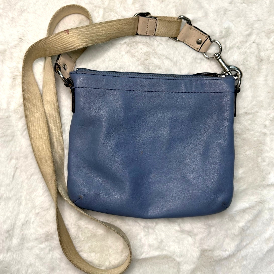 COACH Blue White Crossbody