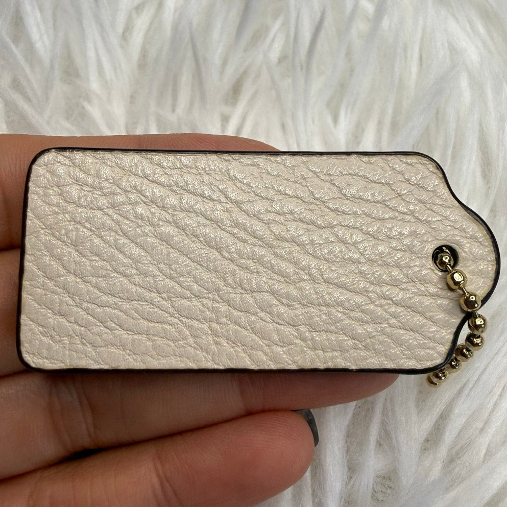 2” COACH Fob Bag Charm Hang tag Hangtag