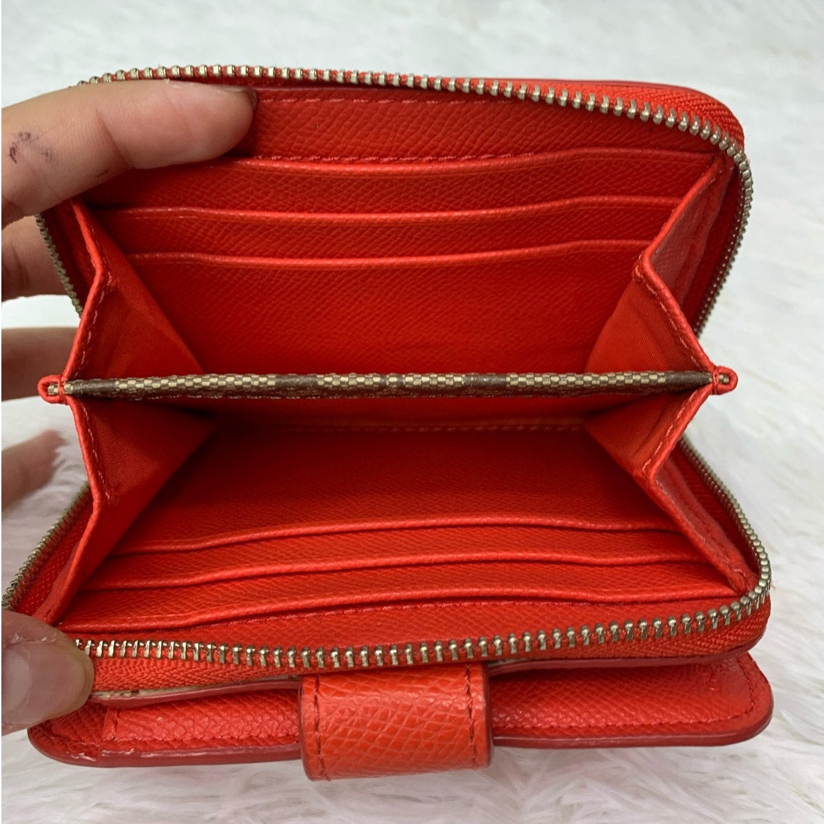 COACH Bright Red Medium Wallet