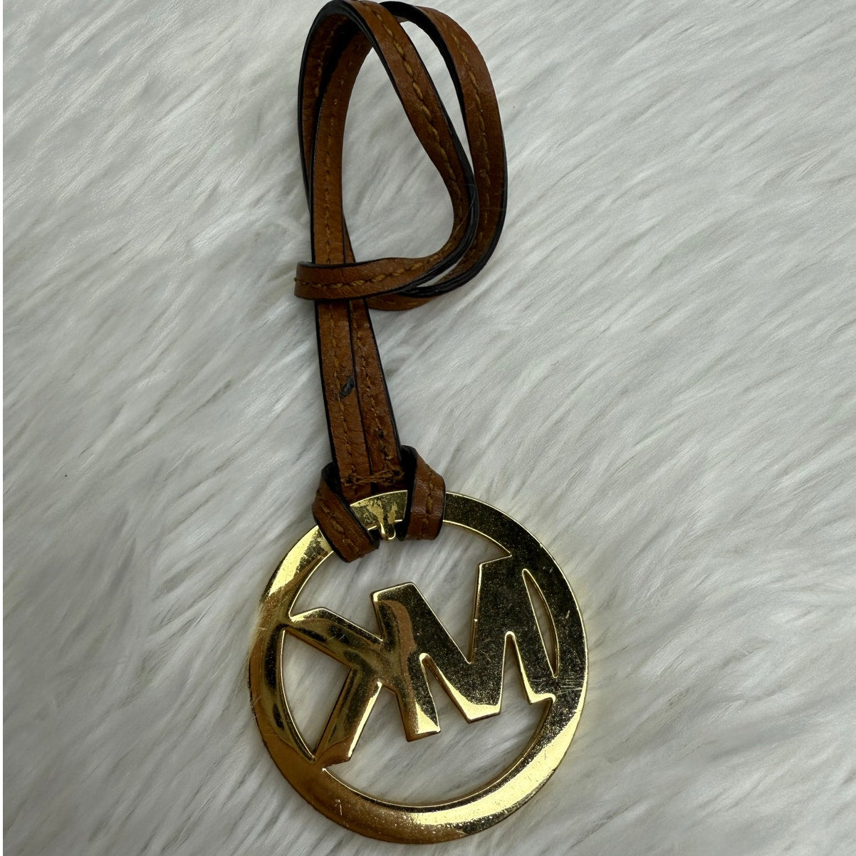 Michael Kors Brown Gold Bag Charm