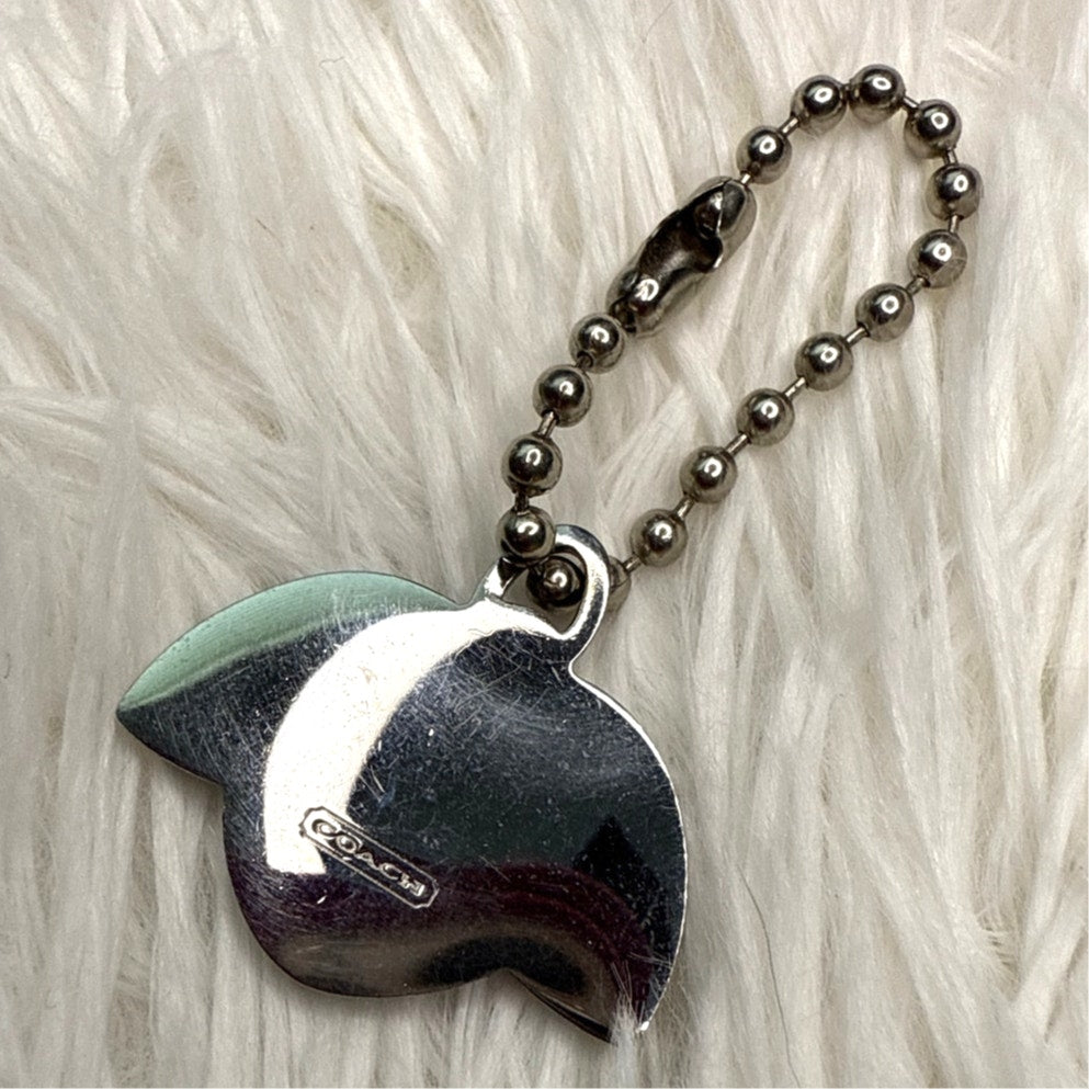 y2k COACH Vintage Ladybug Fob Bag Charm Hang tag Hangtag