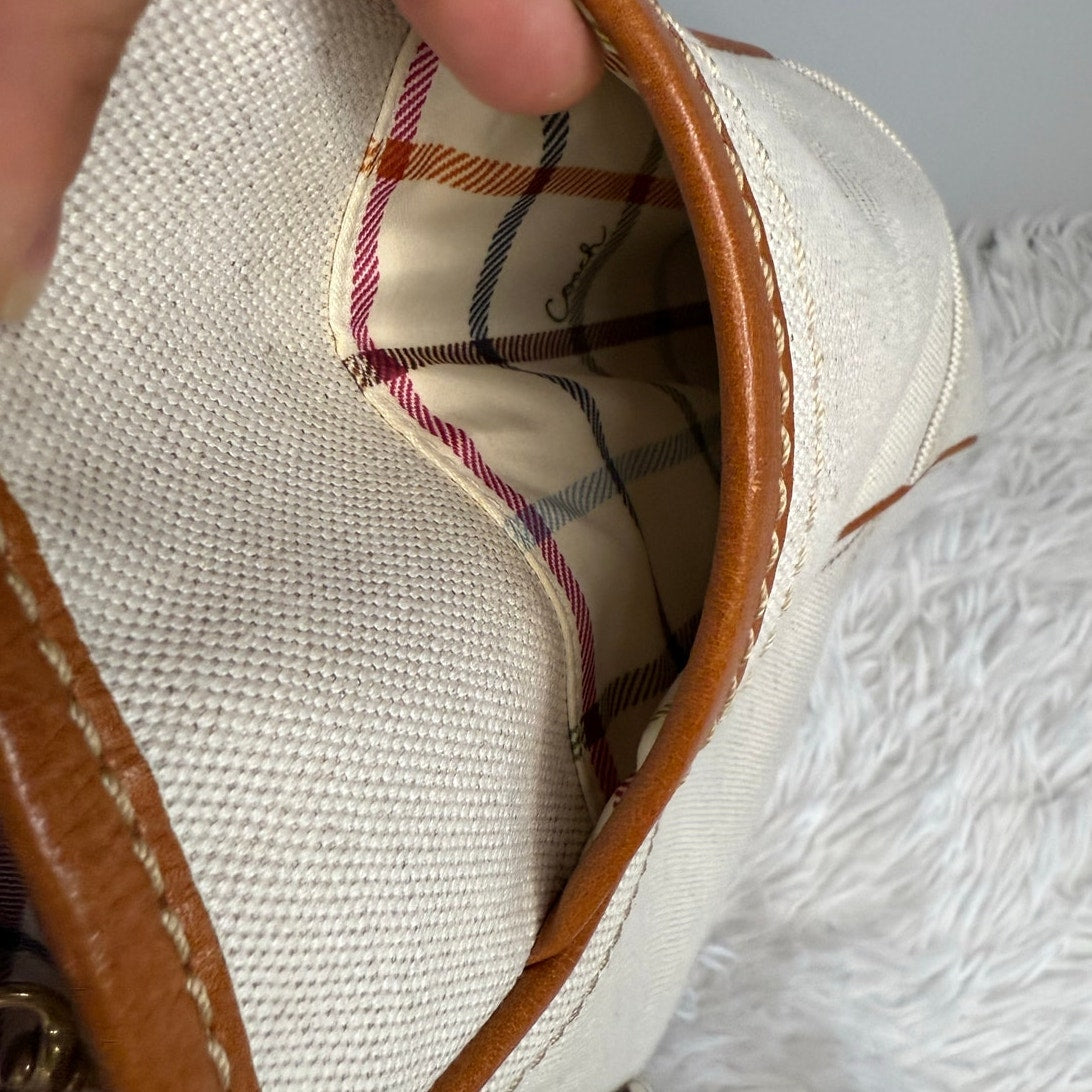 y2k COACH 2007 11791 Heritage Striped Tote Handbag