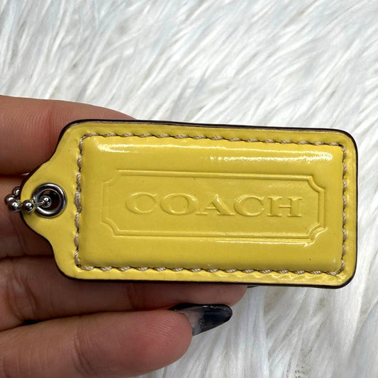 2" COACH Fob Bag Charm Hang tag Hangtag