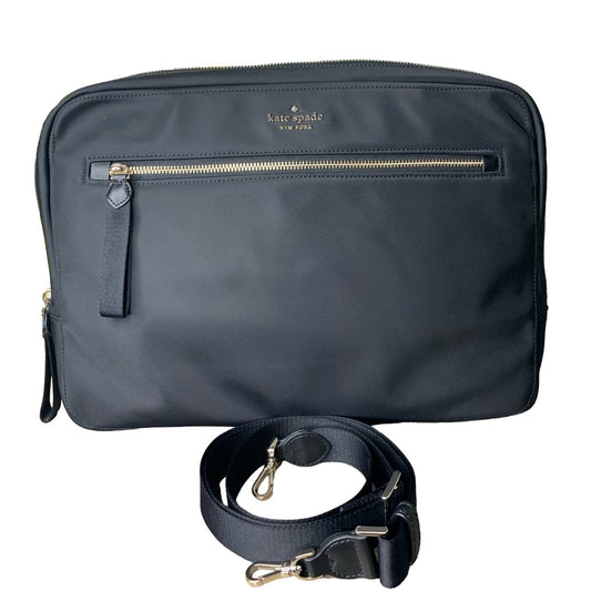 Kate Spade New York Black Nylon Chelsea Laptop / Tablet Case Bag