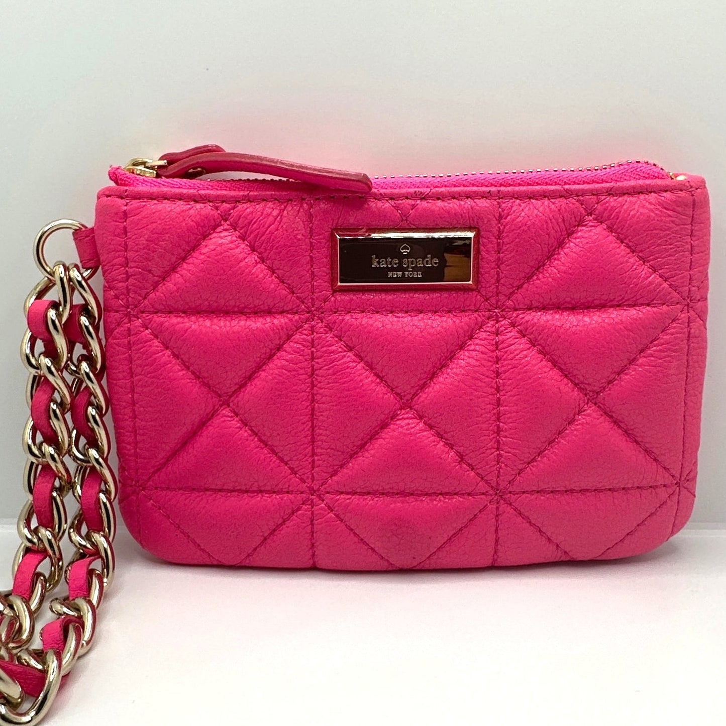 KATE SPADE New York PINK Quilted Wristlet
