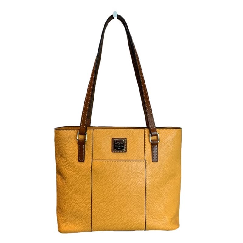 DOONEY & BOURKE Orange Pebbled Grain Lexington Tote