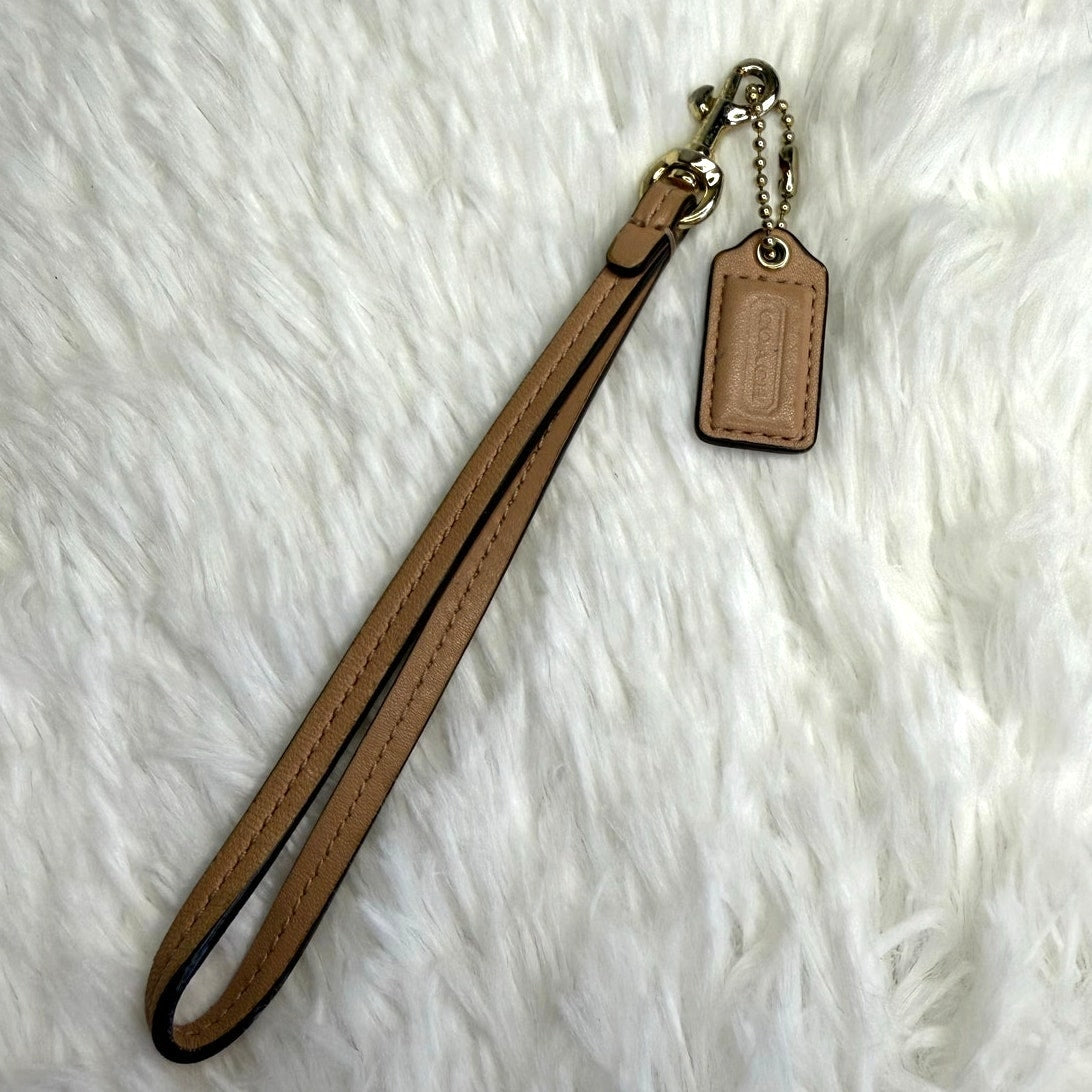 1" Coach Hangtag Tag Hang Tag Fob and Replacement Wristlet Strap