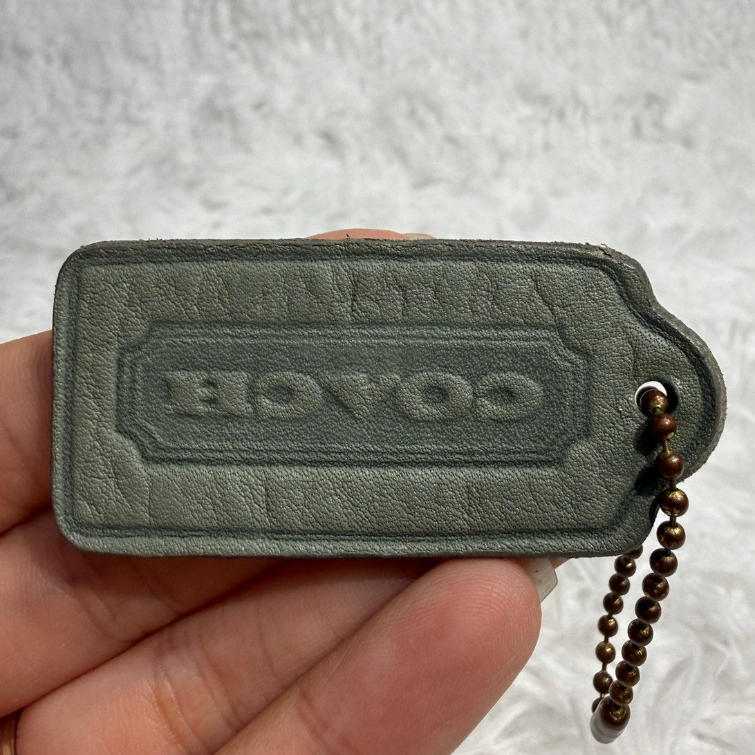 2" Vintage COACH Sonoma Sea Fob Bag Charm Hang tag Hangtag