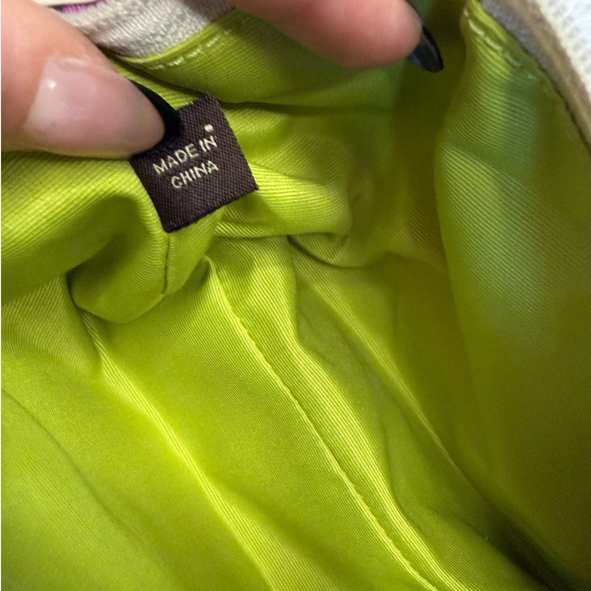 y2k COACH F40494 Hampton Stripped Mini Bag Purse