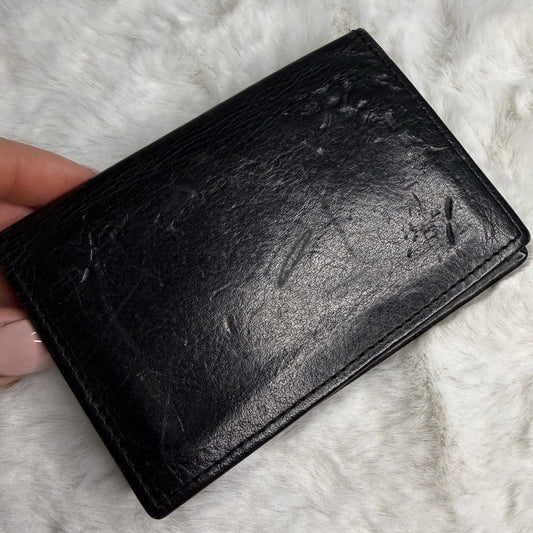 Vintage Coach Black Card Slot Case