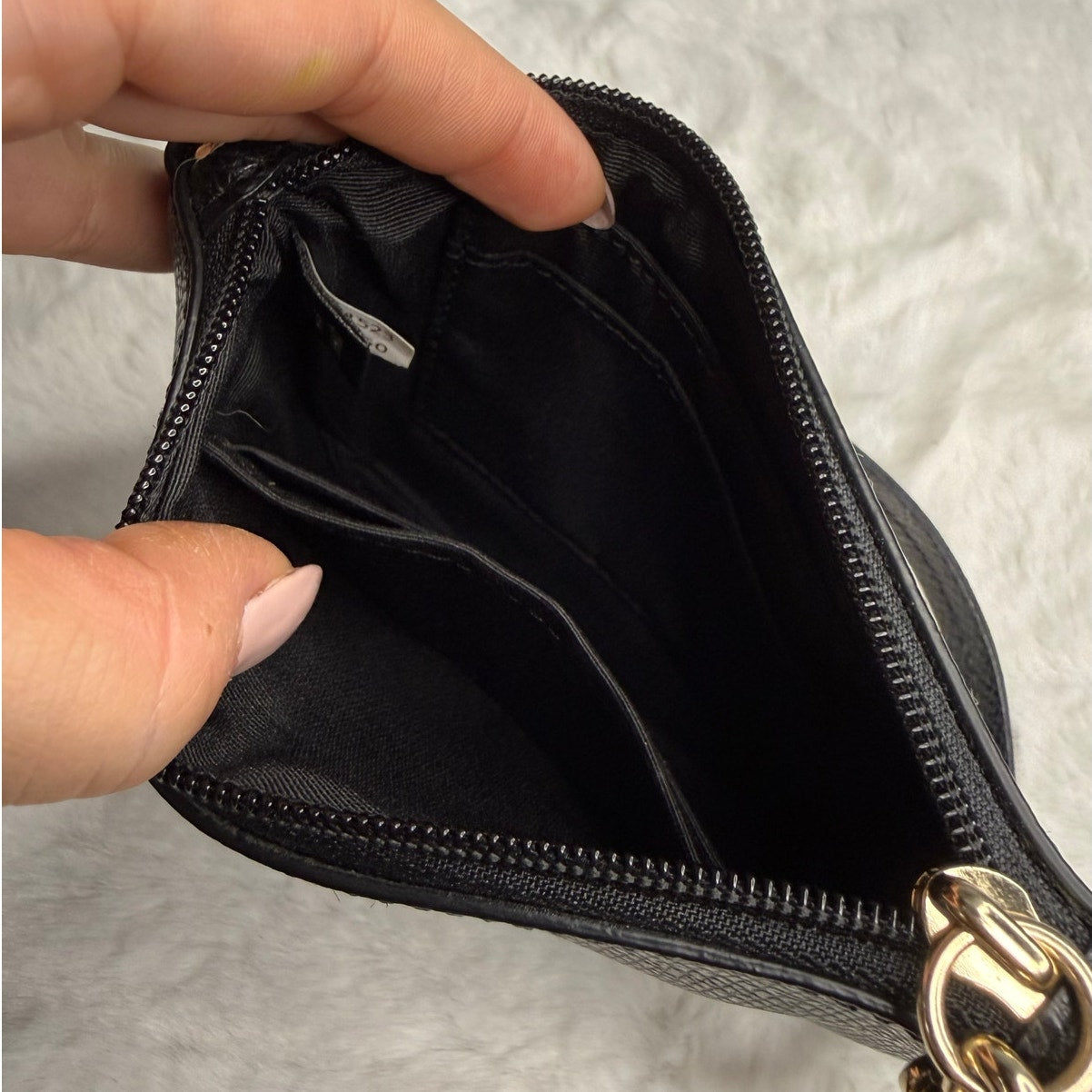 Coach Black Wristlet
