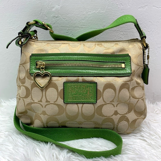 COACH Poppy Canvas Signature Crossbody