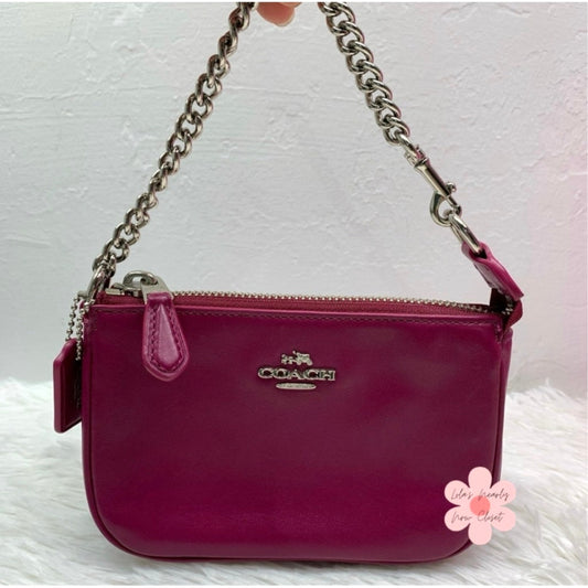 COACH Mini Purse Wristlet 15 in Leather F64791