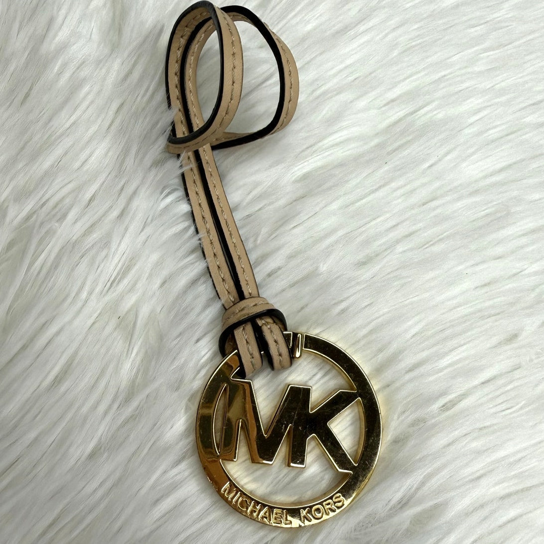 Michael Kors Tan Gold Bag Charm