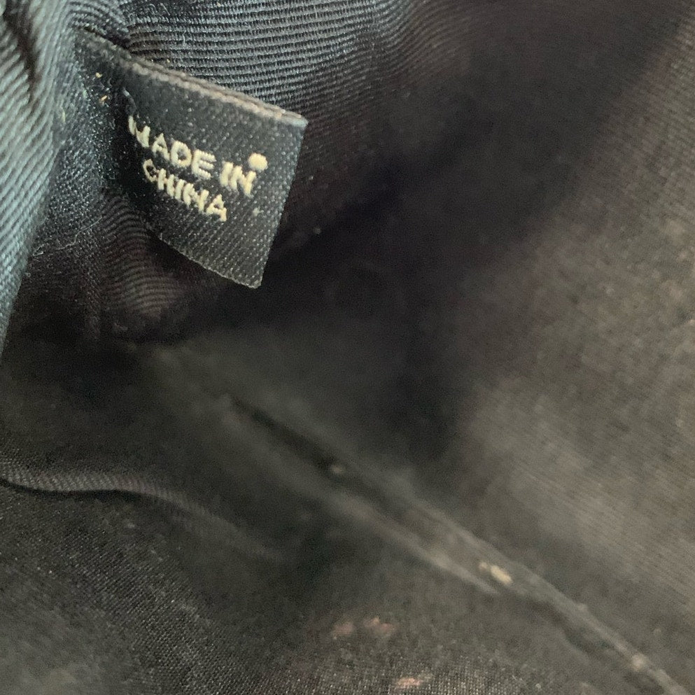 y2k COACH Buckle Soho Black Gray Signature Canvas Wristlet