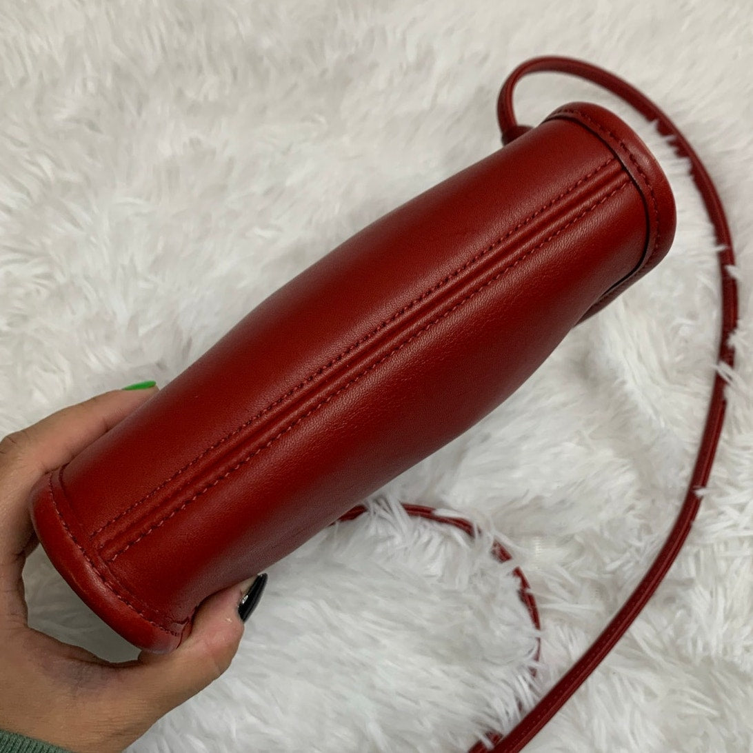 Vintage Coach 9017 Abby Red Shoulder Bag Crossbody