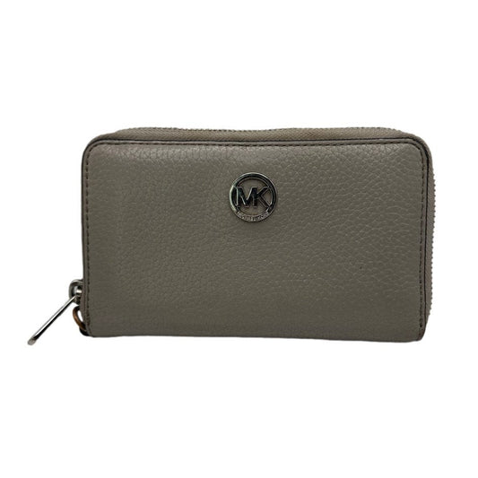 MICHAEL KORS Gray Zip Around Wallet