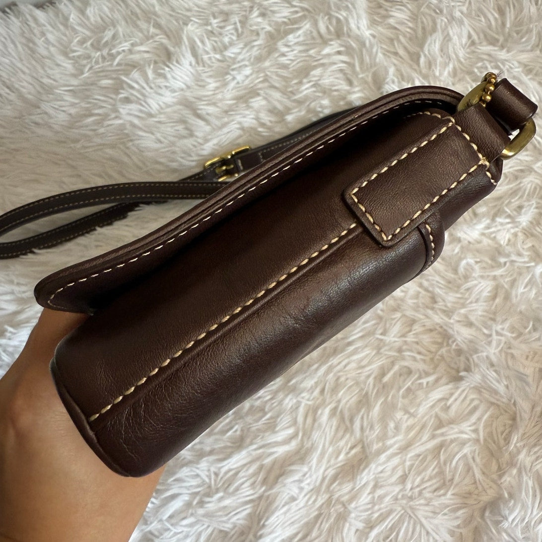 COACH Mahogany 9599 Legacy Flap Crossbody