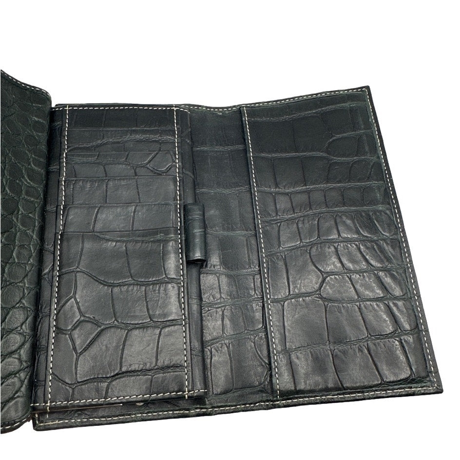 Vintage DOONEY & BOUKE y2k Black Kisslock Wallet