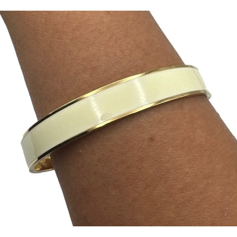 KATE SPADE New York Creme De La Cereme Enamel Bangle Bracelet