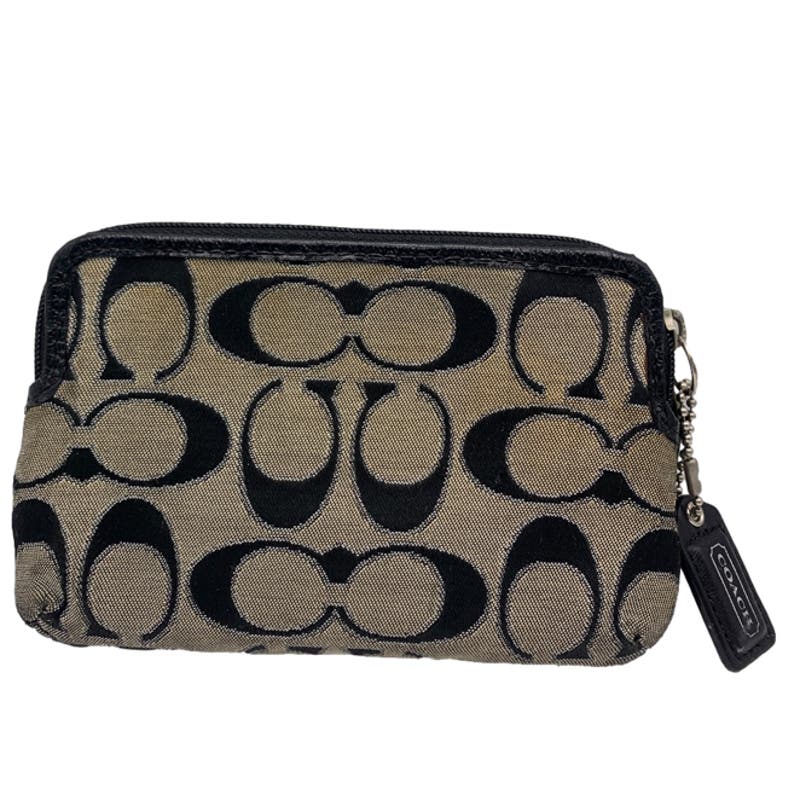 COACH Black and Gray Pouch