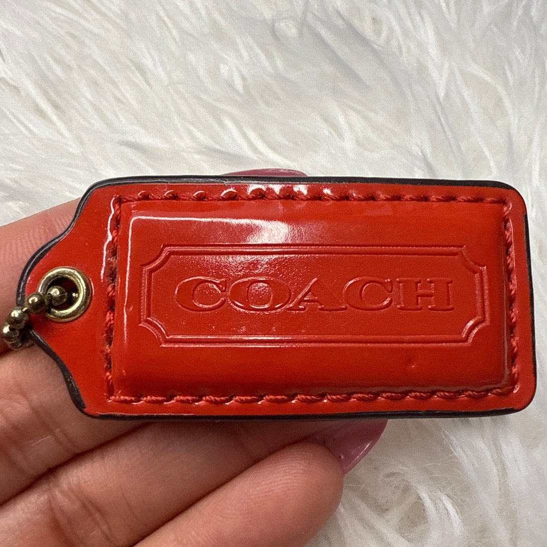 2" COACH Fob Bag Charm Hang tag Hangtag