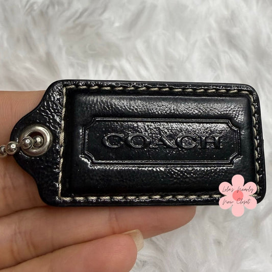 2" COACH Fob Bag Charm Hang tag Hangtag