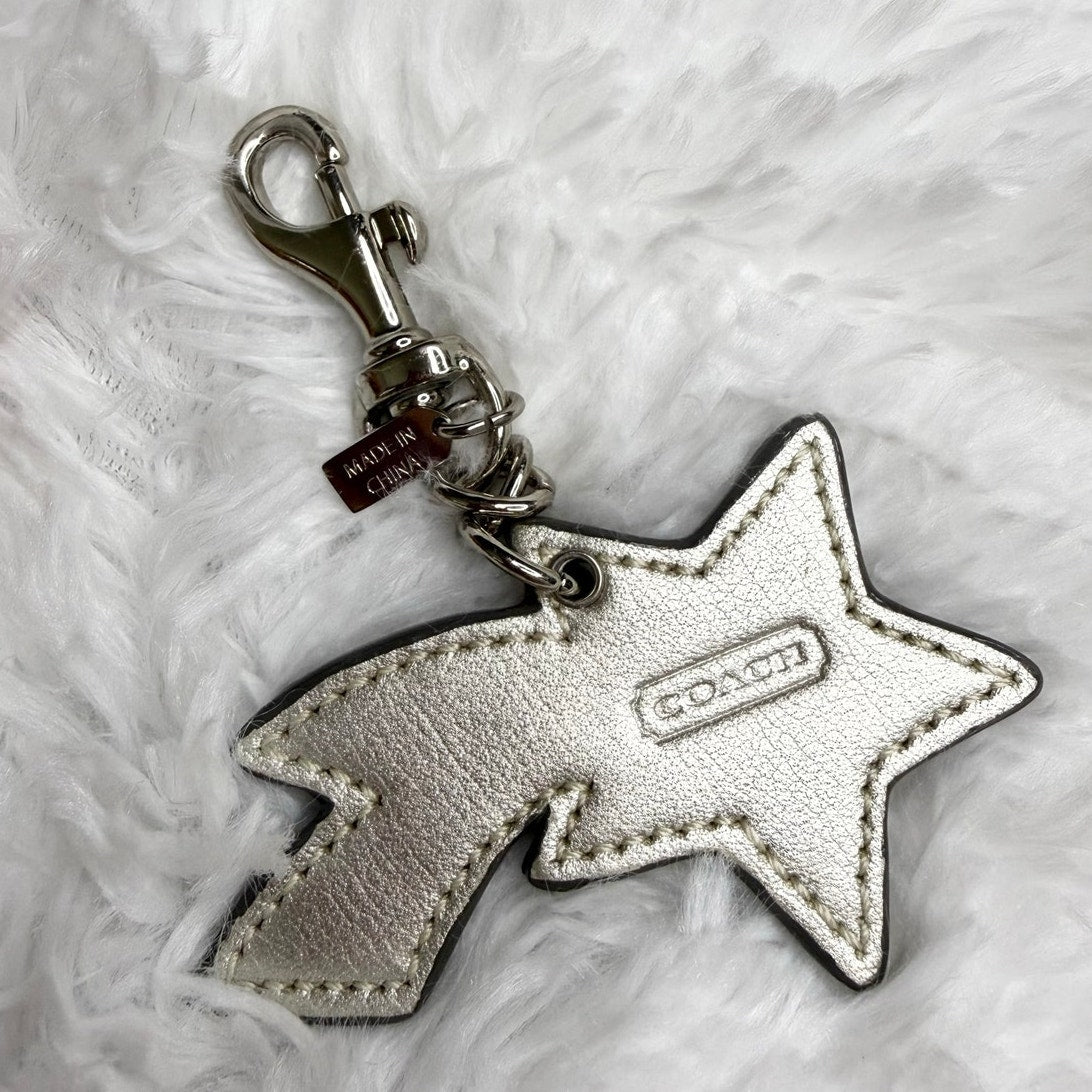 y2k Coach Shooting Star Leather Bag Charm