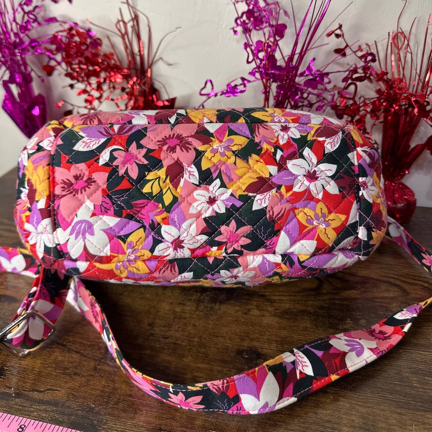 VERA BRADLEY Recycled Cotton On the Go Floral Crossbody